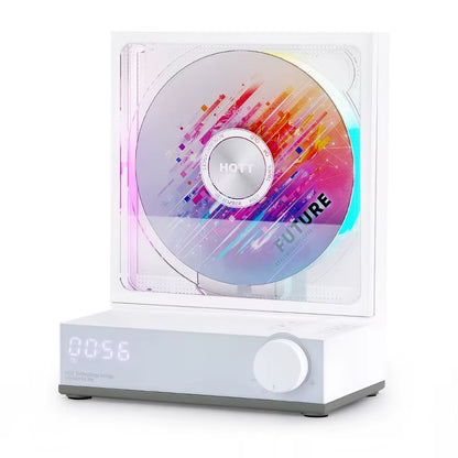 HOTT Retro Bluetooth CD Player - Stylish Portable Music Player for Home Audio