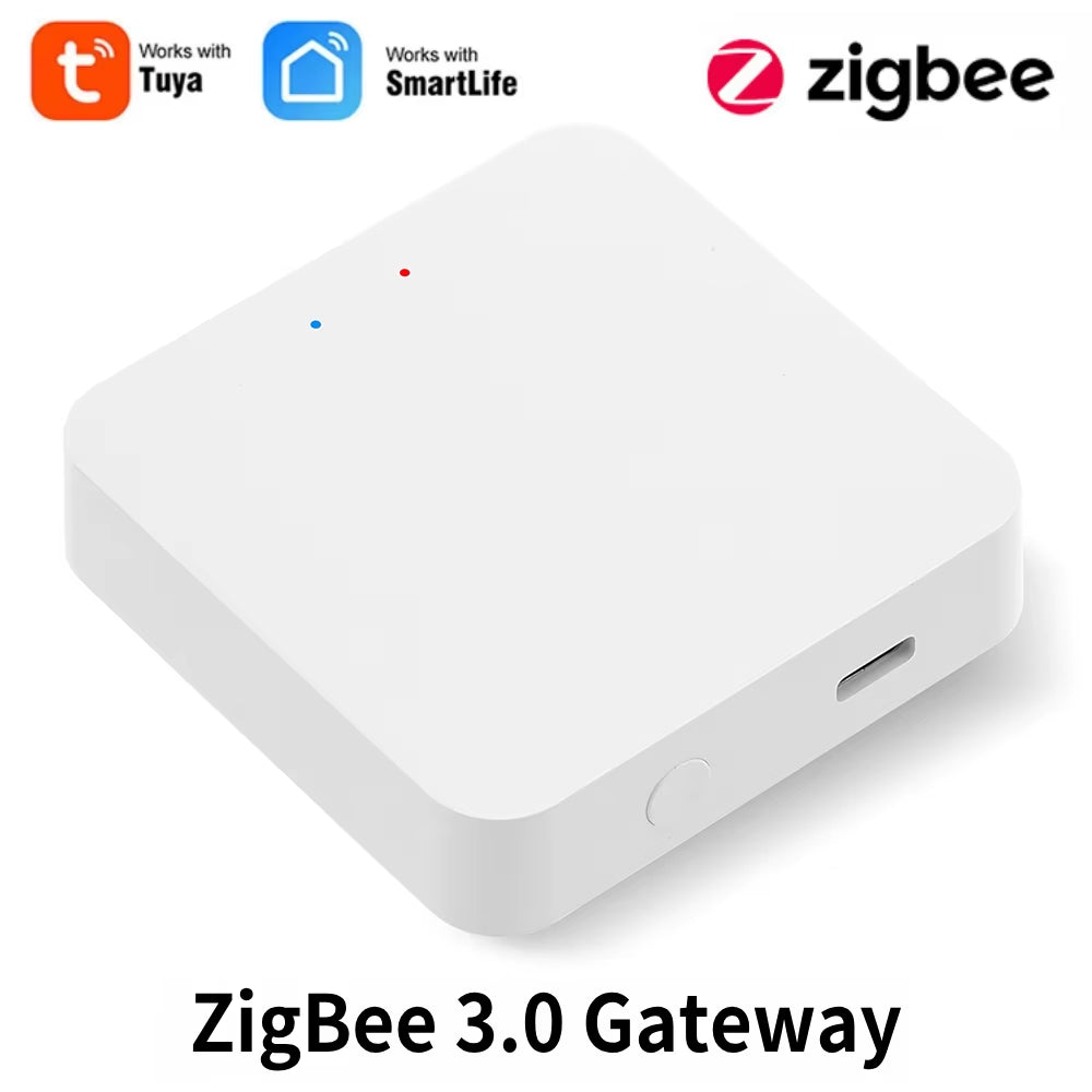Tuya Smart Life Multi-Mode Gateway Smart Home Automation Hub Zigbee Wifi Bridge Bluetooth Mesh Voice Control for Alexa Google
