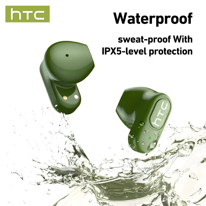 HTC NE51 Wireless Earbuds Bluetooth 6.0 Earphones 