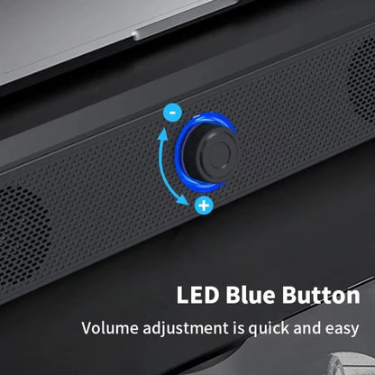 Wireless Bluetooth and PC Soundbar Wired Speaker USB Powered Soundbar for TV Pc Laptop Gaming Home Theater Surround Audio System
