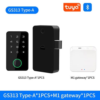 Tuya Smart Security Protection Fingerprint Locks Baby Safety Cabinet Drawer Door Buckle Home Toilet Refrigerator Lock App Unlock