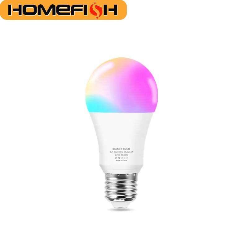Transform Your Home with the 15W 18W E27 Zigbee Smart LED Bulb - RGB Dimmable, Works Seamlessly with Alexa and Google Home!
