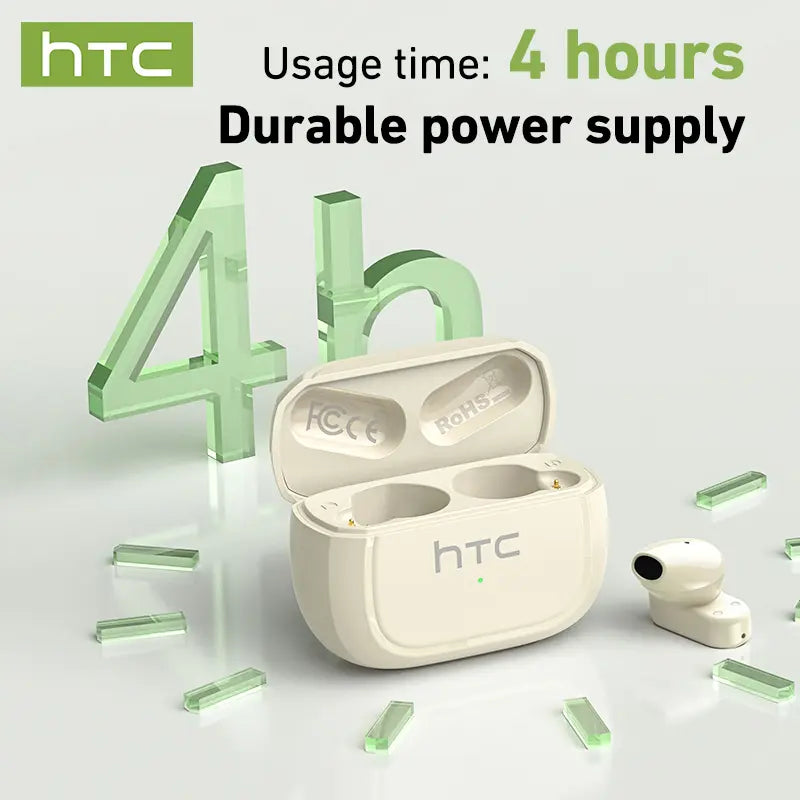 HTC NE51 Wireless Earbuds Bluetooth 6.0 Earphones 