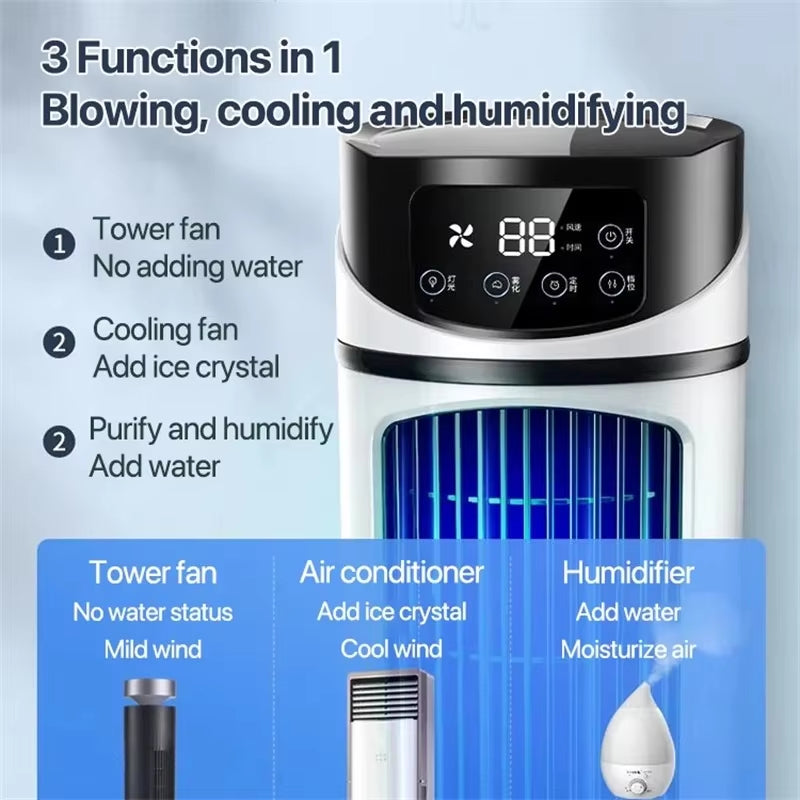 Stay Cool Anywhere with Our Portable USB Mini Air Conditioner - Perfect for Home and Office!