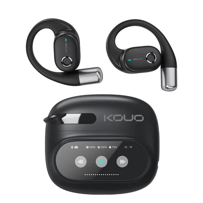 Open Bluetooth Earphones 164 Languages Real Time Translator Headphones Wireless Earbuds for Travel Learning Sports Gaming