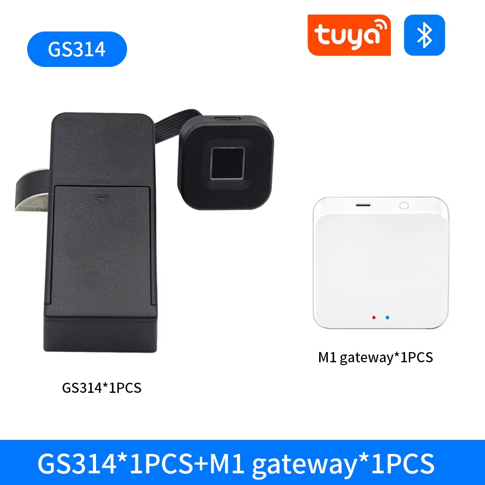 Tuya Smart Security Protection Fingerprint Locks Baby Safety Cabinet Drawer Door Buckle Home Toilet Refrigerator Lock App Unlock