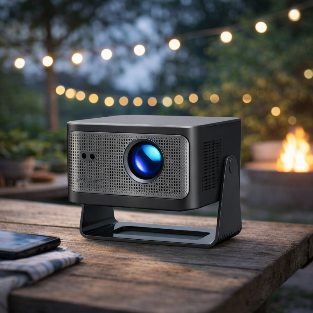 Android smart projector 1080P auto focus with 8K support
