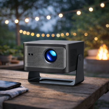 Android smart projector 1080P auto focus with 8K support
