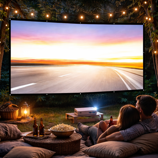 Foldable Projection Screen 16:9 HD 4K Multiple Sizes