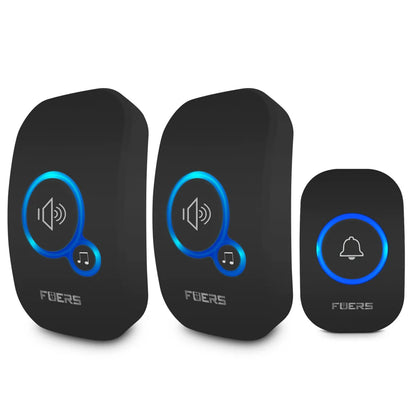 Wireless Doorbell Waterproof Welcome Chime Home Door Bell Intelligent 32 Songs Smart Alarm with Battery for Store Hotel