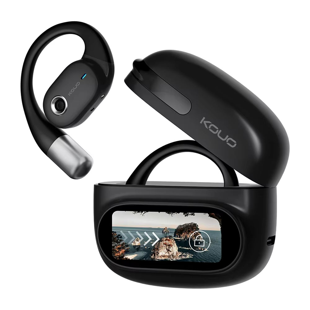 Open Bluetooth Earphones 164 Languages Real Time Translator Headphones Wireless Earbuds for Travel Learning Sports Gaming