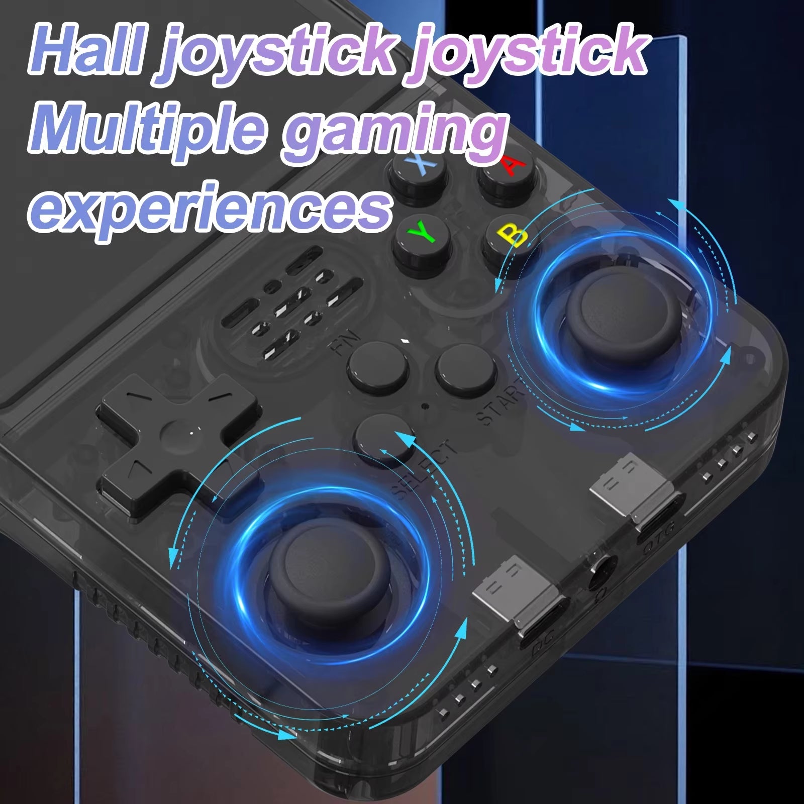 R36S Portable Handheld Game Console 3.5 Inch IPS Screen 640X480 Resolution 64GB Built-In Memory Classic Games Preloaded