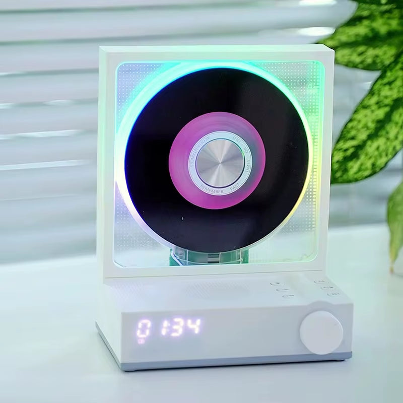 HOTT Retro Bluetooth CD Player - Stylish Portable Music Player for Home Audio